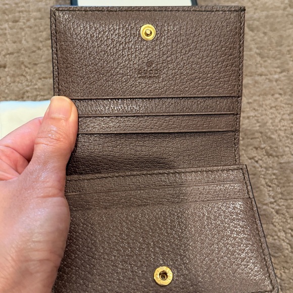 Gucci Ophidia Brown and Green Wallet - Picture 2 of 3